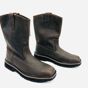 ✨NWT Skechers Steel Toe EH Leather Heavy Duty Field Work Boot Men’s 11US